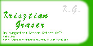 krisztian graser business card